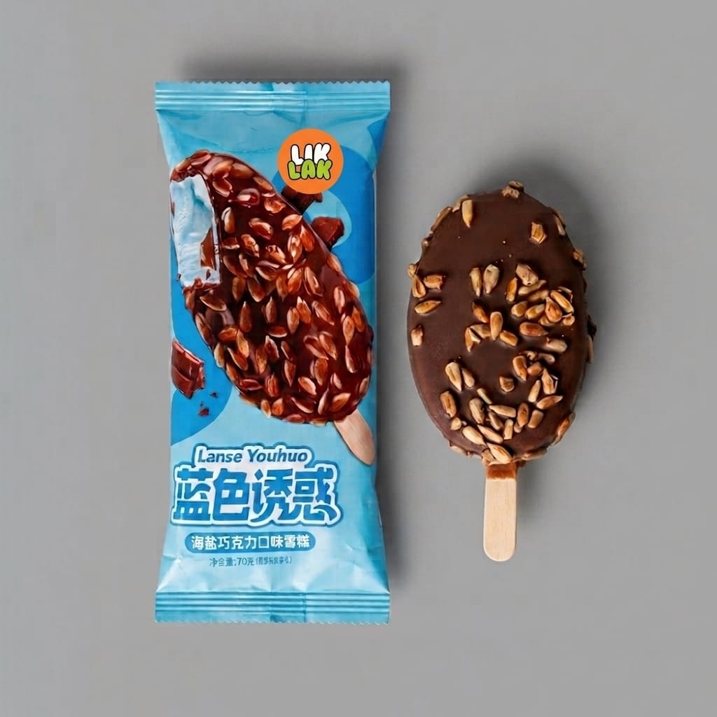 Liklak Chocolate Sunflower Crunch Ice Cream Bar